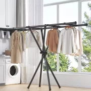 Складная вешалка для одежды / Сушилка - напольная стойка для одежды / Сушилка для одежды