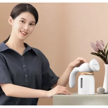 Ручний відпарювач 150мл вертикальний MD2102 800W / пароочисник для одягу