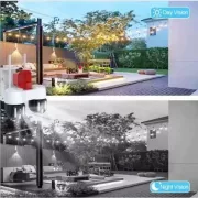 Высокопроизводительная камера видеонаблюдения с двумя направлениями движения, WIFI, горизонтальное вращение на 360° и вертикальное на 90°, водонепроницаемая, ночное видение, датчик движения,4M, x10, V