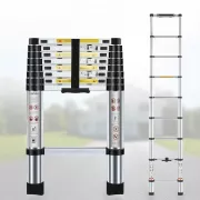 Драбина телескопічна 3,1 м з ремінцем для фіксації та перенесення