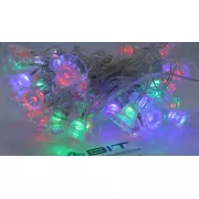 Світлодіодна гірлянда Дзвіночки 40шт 6м 220V Мікс