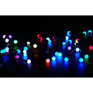 Гірлянда матова кулька 28LED 5м (флеш) 10мм, Новорічна бахрама, Світлодіодна гірлянда, Вулична гірлянда Гірлянда матова кулька 28LED 5м (флеш) 10мм, Новорічна бахрама, Світлодіодна гірлянда, Вулична гірлянда