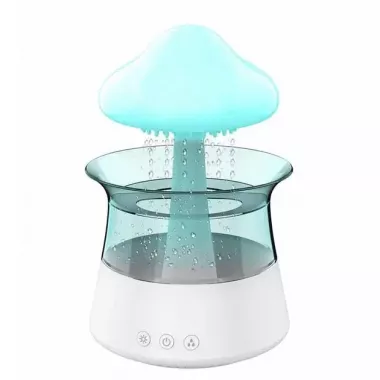 Атмосферный ультразвуковой увлажнитель воздуха гриб Rainfall с эффектом дождя. Ночник увлажнитель воздуха Doctor-101 с подсветкой