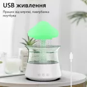Атмосферный ультразвуковой увлажнитель воздуха гриб Rainfall с эффектом дождя. Ночник увлажнитель воздуха Doctor-101 с подсветкой