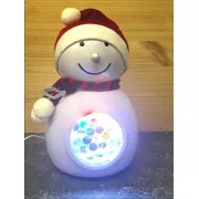 Светодиодный ночник-проектор UKC Снеговик 1367-4 3Вт