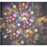 Светодиодный ночник-проектор UKC Снеговик 1367-4 3Вт