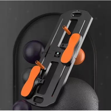 Тренажер напольныйдля пилатеса MM3000 для пресса и ног, с резинками Чёрный Тренажер напольныйдля пилатеса MM3000 для пресса и ног, с резинками Чёрный