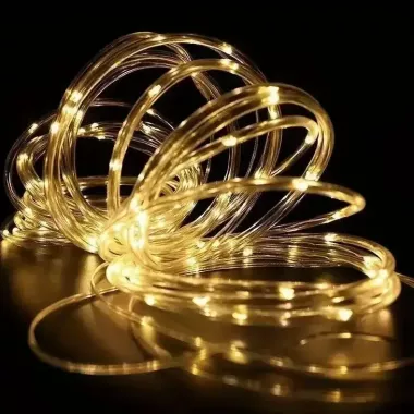 Светодиодная гирлянда Трубка 20м 200 LED, теплый белый