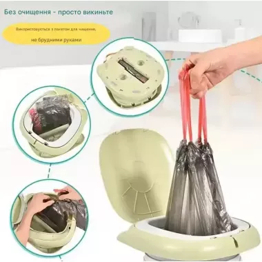 Портативний дорожній горщик для дітей до 50 кг