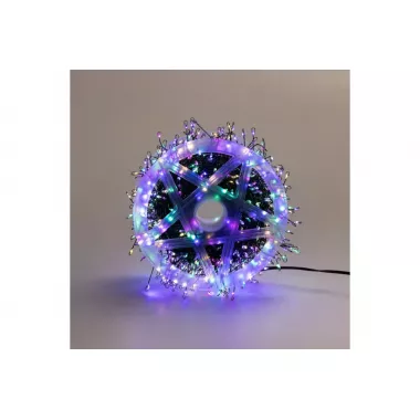 Гирлянда Роса на катушке фейерверк - мишура от USB, 50м, 1500LED + пульт Мультик