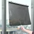 Рулонная солнцезащитная шторка на пластиковые окна 50*125 см, Черная