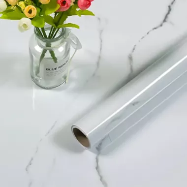 Самоклеящаяся пленка Supretto Мрамор 3Mх0. 60M черная