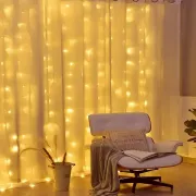 Святкова гірлянда завіса