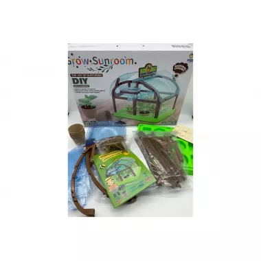Игровой набор теплица для выращивания растений с семенами и капельным поливом Home made plant GREEN Игровой набор теплица для выращивания растений с семенами и капельным поливом Home made plant GREEN