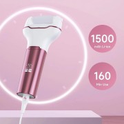 Електрична пемза для ніг PINK / Електрична роликова пилка-пемза для п'ят для педикюру з LCD дисплеєм