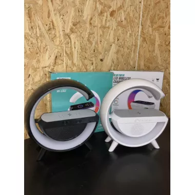 Умный светильник/ Ночник c беспроводной зарядкой для телефона/Bluetooth-колонка Умный светильник/ Ночник c беспроводной зарядкой для телефона/Bluetooth-колонка