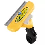 Фурминатор для длинношерстных собак и кошек с кнопкой Furminator Short Hair Large 10 см