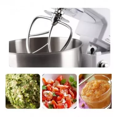 Кухонный комбайн тестомес миксер 3 в 1 на 6 скоростей Sokany SC-209 Multy 800 Вт