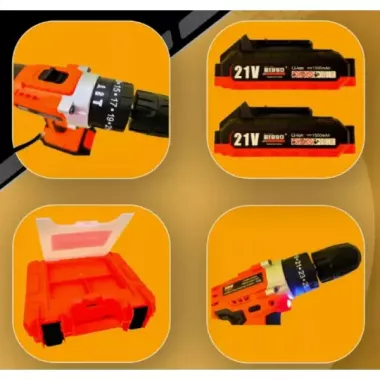 Шуруповерт аккумуляторный в чемодане BISSO B6008 21V Шуруповерт аккумуляторный в чемодане BISSO B6008 21V