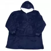 Толстовка-плед с капюшоном для мужчины и женщины - / Плед толстовка, худи Синий