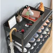 Обувница металлическая, этажерка для обуви, полка для прихожей, металлическая для обуви полка shoe rack