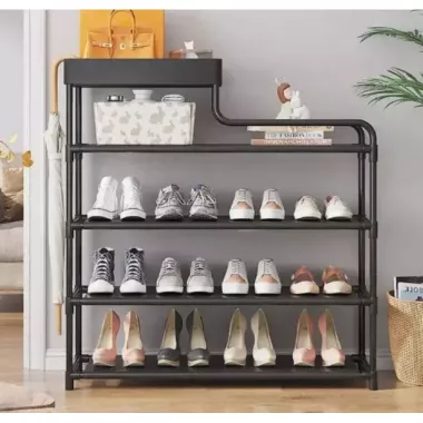 Обувница металлическая, этажерка для обуви, полка для прихожей, металлическая для обуви полка shoe rack