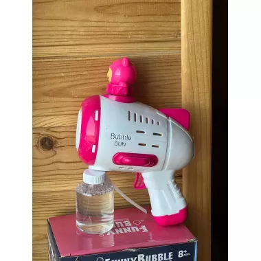 Пистолет детский автоматический пистолет пулемёт для мыльных пузырей Toy bubble gun AND 388-10