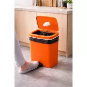 Ведро для мусора со смарт-датчиком приближение Smart trash can 10 л Оранжевый