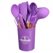 Набір кухонного приладдя силіконовий Kitchen Set RB-2239 сірий (12 предметів)