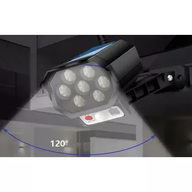 Уличный фонарь / Муляж камеры видеонаблюдения с датчиком движения и солнечной панелью BK-36