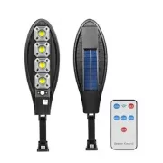 Вуличний ліхтар на сонячній батареї LL-004, 4COB / Прожектор з датчиком руху та пультом
