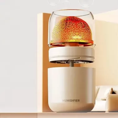 Ночной светильник-увлажнитель JSQ-2, аромадиффузор, дизайн вулкан