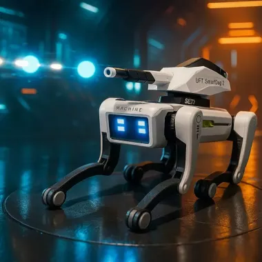 Інтерактивний робот-пес, що стріляє кульками орбіз UFT Smart Dog 2 Інтерактивний робот-пес, що стріляє кульками орбіз UFT Smart Dog 2