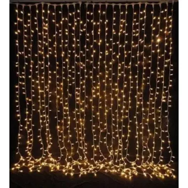 Гірлянда водоспад 320-400L 3X3М із заглуш. (10Х32ЛАМП) теплий RD-7152