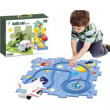 Пазл для детей Railcar Puzzle с игрушечным самолетом (5 деталей) Пазл для детей Railcar Puzzle с игрушечным самолетом (5 деталей)