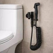 Гигиенический душ-биде с клапаном и спиральным шлангом AND YLN9041H