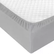 салатове Простирадло махрове на резинці з наволочками Anisa (220х240+30 см)