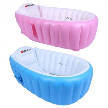 Детская Надувная ванночка с насосом Intime Baby Bath Tub