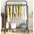 Подвійна стійка для одягу чорного кольору Double floor Hanger