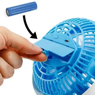 Аккумуляторный мини-вентилятор с прищепкой, USB, LY-582 / Настольный вентилятор / Вентилятор на стол Аккумуляторный мини-вентилятор с прищепкой, USB, LY-582 / Настольный вентилятор / Вентилятор на стол