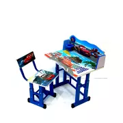 Детская парта регулируемая Тачки / Письменный стол и стул с регулируемой высотой