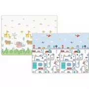 Детский развивающий двусторонний термо коврик в сумке