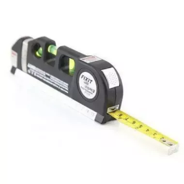 Лазерный уровень со встроенной рулеткой FIXIT Laser Level Pro 3 4в1 рулетка линейка