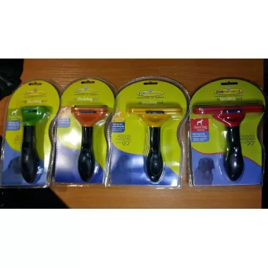 Фурминатор для длинношерстных собак и кошек с кнопкой Furminator Short Hair Large 10 см Фурминатор для длинношерстных собак и кошек с кнопкой Furminator Short Hair Large 10 см