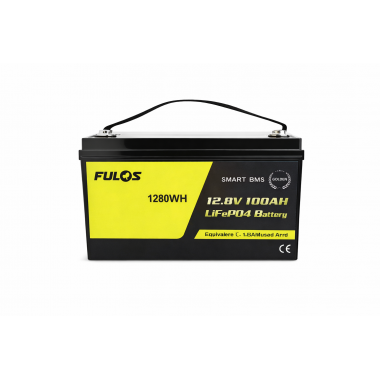 Аккумулятор BATTERY liFePo FULOS 12V 100Ah для дома, квартиры, ИБП и солнечных электростанций