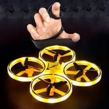 Квадрокоптер Tracker з керуванням від руки жестів, LED підсвічування Квадрокоптер Tracker з керуванням від руки жестів, LED підсвічування
