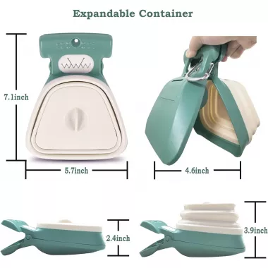 Набор для собак Pet Toilet – поводок с контейнером и совком для уборки, одноразовые пакеты в комплекте