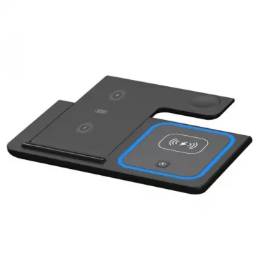 Зарядная станция 3в1 / Беспроводное зарядное устройство 3в1 для смартфона/смарт-часов/наушников