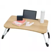 Стол для ноутбука и планшета M&T Displays складной 60х40х28 матовый под дерево