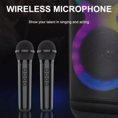 Беспроводная караоке-колонка с двумя микрофонами SPS ZQS8288